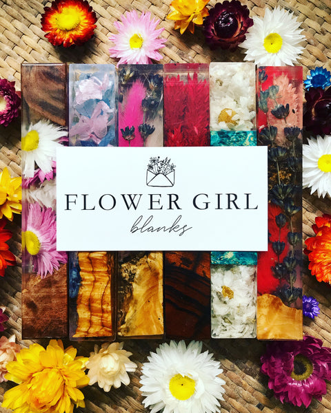 Flower Girl Pen Blanks