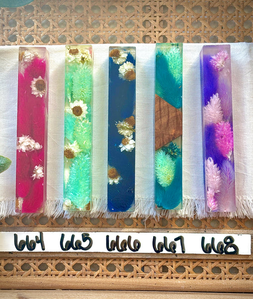 'Colors of the Rainbow’ Flower Girl Pen Blank