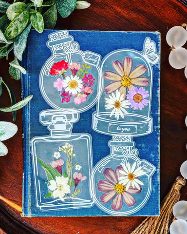 Pressed Flowers Bookmarks